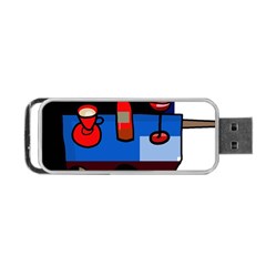 Table Portable Usb Flash (two Sides) by Valentinaart