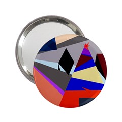 Geometrical Abstract Design 2 25  Handbag Mirrors