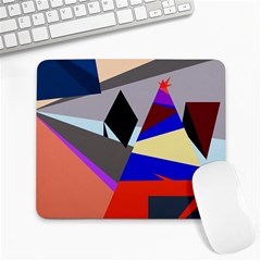 Geometrical Abstract Design Large Mousepads by Valentinaart