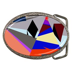 Geometrical Abstract Design Belt Buckles