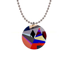 Geometrical Abstract Design Button Necklaces by Valentinaart