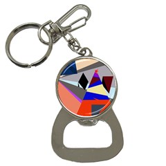 Geometrical Abstract Design Bottle Opener Key Chains by Valentinaart