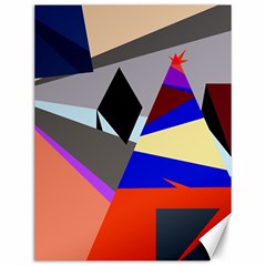 Geometrical Abstract Design Canvas 12  X 16  