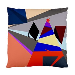 Geometrical Abstract Design Standard Cushion Case (one Side)