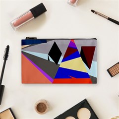 Geometrical Abstract Design Cosmetic Bag (small) 