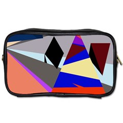 Geometrical Abstract Design Toiletries Bags 2-side