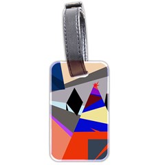 Geometrical Abstract Design Luggage Tags (two Sides)