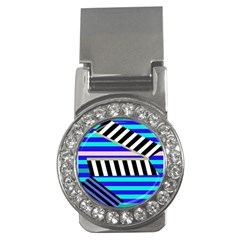 Blue Lines Decor Money Clips (cz) 