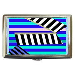 Blue Lines Decor Cigarette Money Cases