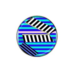 Blue Lines Decor Hat Clip Ball Marker (10 Pack)