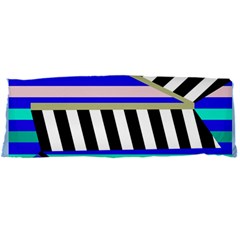 Blue Lines Decor Body Pillow Case Dakimakura (two Sides)