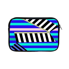 Blue Lines Decor Apple Ipad Mini Zipper Cases