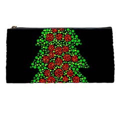 Sparkling Christmas Tree Pencil Cases by Valentinaart