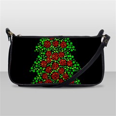 Sparkling Christmas Tree Shoulder Clutch Bags by Valentinaart