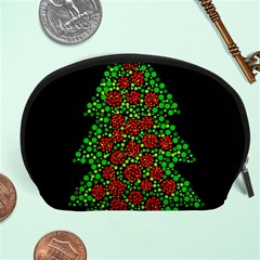 Sparkling Christmas Tree Accessory Pouches (large)  by Valentinaart