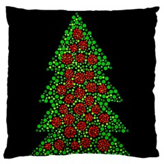 Sparkling Christmas Tree Standard Flano Cushion Case (two Sides) by Valentinaart