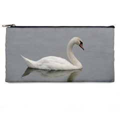 Swimming White Swan Pencil Cases