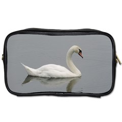 Swimming White Swan Toiletries Bags 2-side