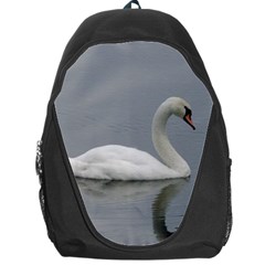 Swimming White Swan Backpack Bag