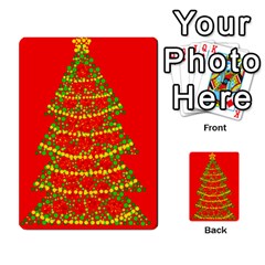 Sparkling Christmas Tree - Red Multi-purpose Cards (rectangle)  by Valentinaart