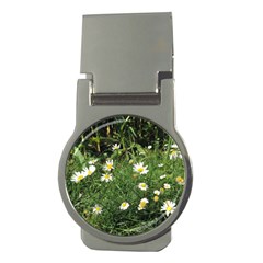 Wild Daisy Summer Flowers Money Clips (round) 