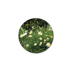 Wild Daisy Summer Flowers Golf Ball Marker