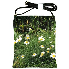 Wild Daisy Summer Flowers Shoulder Sling Bags