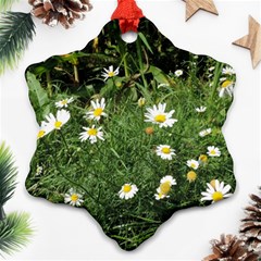 Wild Daisy Summer Flowers Ornament (snowflake) 