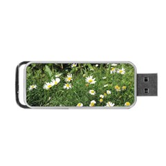 Wild Daisy Summer Flowers Portable Usb Flash (two Sides)