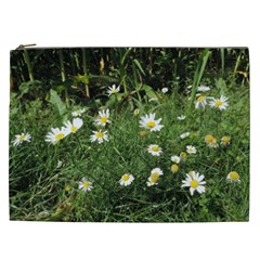 Wild Daisy Summer Flowers Cosmetic Bag (xxl)  by picsaspassion