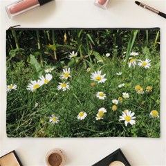 Wild Daisy Summer Flowers Cosmetic Bag (xxxl)  by picsaspassion