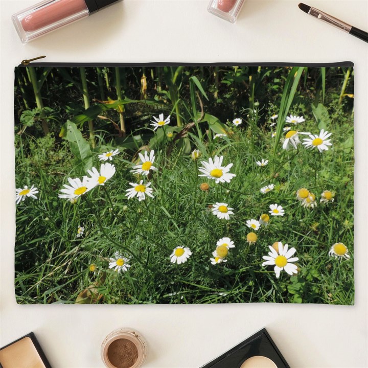 Wild Daisy summer Flowers Cosmetic Bag (XXXL) 