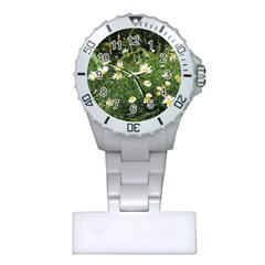 Wild Daisy Summer Flowers Plastic Nurses Watch