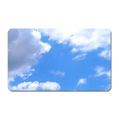 Summer Clouds and blue sky Magnet (Rectangular)