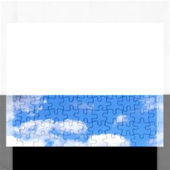 Summer Clouds And Blue Sky Rectangular Jigsaw Puzzl