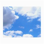 Summer Clouds and blue sky Small Glasses Cloth Front