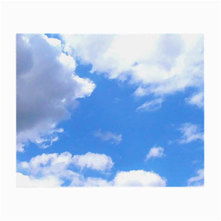 Summer Clouds and blue sky Small Glasses Cloth