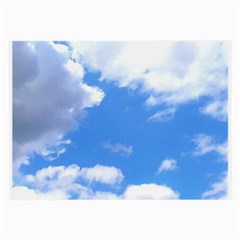 Summer Clouds and blue sky Large Glasses Cloth