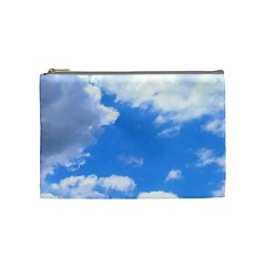 Summer Clouds and blue sky Cosmetic Bag (Medium) 