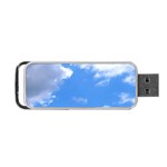 Summer Clouds and blue sky Portable USB Flash (Two Sides) Front