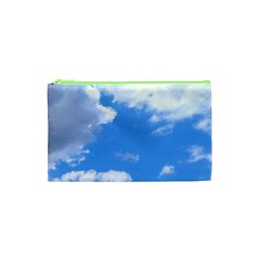 Summer Clouds and blue sky Cosmetic Bag (XS)