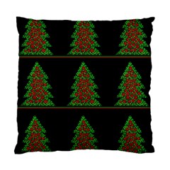 Christmas Trees Pattern Standard Cushion Case (two Sides) by Valentinaart