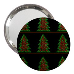 Christmas Trees Pattern 3  Handbag Mirrors