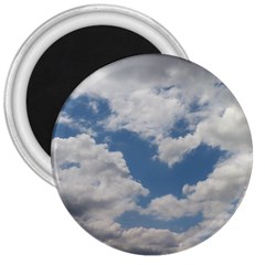 Breezy Clouds In The Sky 3  Magnets