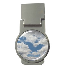 Breezy Clouds In The Sky Money Clips (round) 