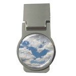 Breezy Clouds in the sky Money Clips (Round)  Front