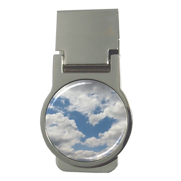 Breezy Clouds in the sky Money Clips (Round) 