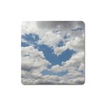 Breezy Clouds in the sky Square Magnet Front