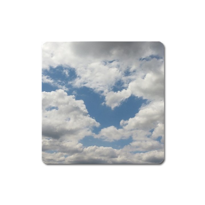 Breezy Clouds in the sky Square Magnet