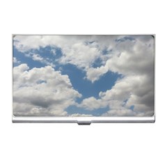 Breezy Clouds In The Sky Business Card Holders